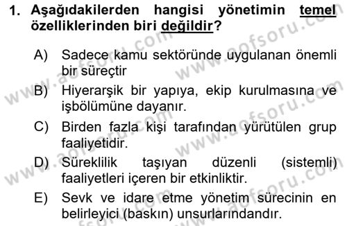 Kamu Özel Kesim Yapısı Ve İlişkileri Dersi 2023 - 2024 Yılı (Final) Dönem Sonu Sınav Soruları 1. Soru