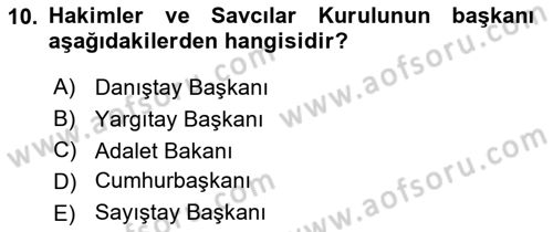 Kamu Özel Kesim Yapısı Ve İlişkileri Dersi 2024 - 2025 Yılı (Vize) Ara Sınav Soruları 10. Soru