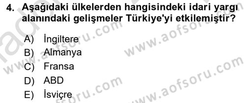 Kamu Özel Kesim Yapısı Ve İlişkileri Dersi 2024 - 2025 Yılı Yaz Okulu Sınav Soruları 4. Soru