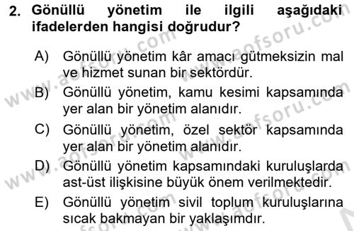 Kamu Özel Kesim Yapısı Ve İlişkileri Dersi 2025 - 2026 Yılı (Vize) Ara Sınav Soruları 2. Soru