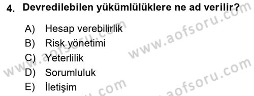 Ekip Yönetimi ve Liderlik Dersi 2023 - 2024 Yılı (Vize) Ara Sınav Soruları 4. Soru