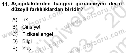 Ekip Yönetimi ve Liderlik Dersi 2023 - 2024 Yılı (Final) Dönem Sonu Sınav Soruları 11. Soru