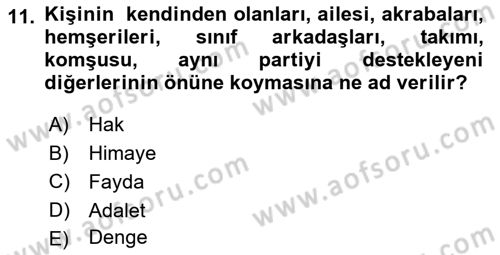 Ekip Yönetimi ve Liderlik Dersi 2025 - 2026 Yılı (Vize) Ara Sınav Soruları 11. Soru