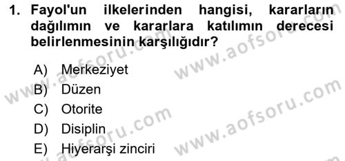 Ekip Yönetimi ve Liderlik Dersi 2025 - 2026 Yılı (Final) Dönem Sonu Sınav Soruları 1. Soru