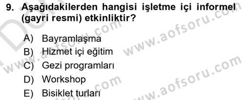 Ekip Yönetimi ve Liderlik Dersi 2025 - 2026 Yılı (Final) Dönem Sonu Sınav Soruları 9. Soru