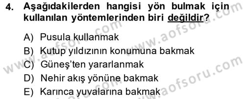 Coğrafi Bilgi Sistemlerine Giriş Dersi 2014 - 2015 Yılı (Vize) Ara Sınavı 4. Soru