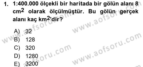 Coğrafi Bilgi Sistemlerine Giriş Dersi 2015 - 2016 Yılı (Final) Dönem Sonu Sınav Soruları 1. Soru