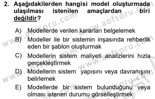 Coğrafi Bilgi Sistemleri Dersi 2015 - 2016 Yılı (Final) Dönem Sonu Sınav Soruları 2. Soru