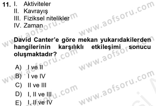 Coğrafi Bilgi Sistemleri Dersi 2017 - 2018 Yılı (Vize) Ara Sınav Soruları 11. Soru