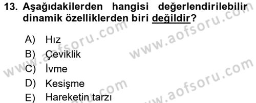 Coğrafi Bilgi Sistemleri Dersi 2017 - 2018 Yılı (Vize) Ara Sınav Soruları 13. Soru