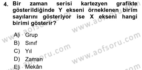 Coğrafi Bilgi Sistemleri İçin Temel İstatistik Dersi 2016 - 2017 Yılı (Vize) Ara Sınav Soruları 4. Soru