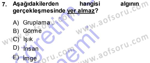 Bilgisayar Destekli Temel Tasarım Dersi 2013 - 2014 Yılı (Vize) Ara Sınav Soruları 7. Soru