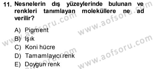 Bilgisayar Destekli Temel Tasarım Dersi 2013 - 2014 Yılı (Final) Dönem Sonu Sınav Soruları 11. Soru