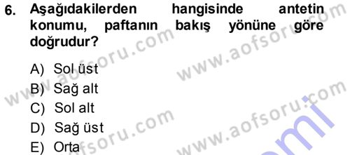 Bilgisayar Destekli Temel Tasarım Dersi 2013 - 2014 Yılı (Final) Dönem Sonu Sınav Soruları 6. Soru