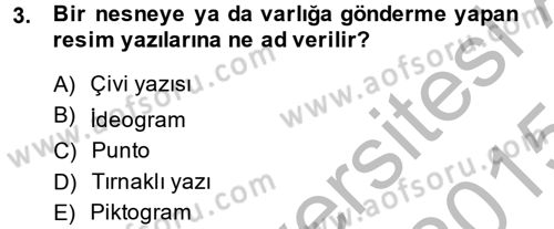 Bilgisayar Destekli Temel Tasarım Dersi 2014 - 2015 Yılı (Final) Dönem Sonu Sınav Soruları 3. Soru