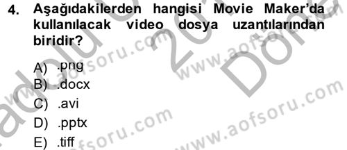 Bilgisayar Destekli Temel Tasarım Dersi 2014 - 2015 Yılı (Final) Dönem Sonu Sınav Soruları 4. Soru