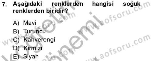 Bilgisayar Destekli Temel Tasarım Dersi 2014 - 2015 Yılı (Final) Dönem Sonu Sınav Soruları 7. Soru