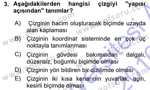 Bilgisayar Destekli Temel Tasarım Dersi 2015 - 2016 Yılı (Final) Dönem Sonu Sınav Soruları 3. Soru