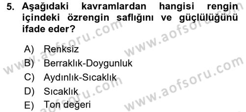 Bilgisayar Destekli Temel Tasarım Dersi 2015 - 2016 Yılı (Final) Dönem Sonu Sınav Soruları 5. Soru