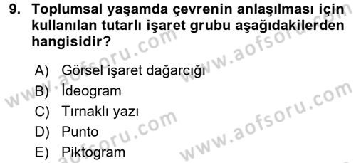 Bilgisayar Destekli Temel Tasarım Dersi 2015 - 2016 Yılı (Final) Dönem Sonu Sınav Soruları 9. Soru