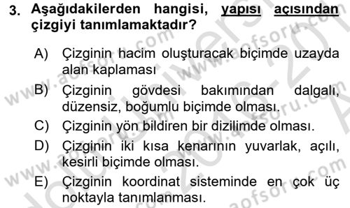 Bilgisayar Destekli Temel Tasarım Dersi 2016 - 2017 Yılı (Vize) Ara Sınav Soruları 3. Soru
