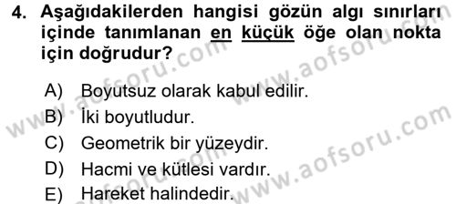 Bilgisayar Destekli Temel Tasarım Dersi 2016 - 2017 Yılı (Vize) Ara Sınav Soruları 4. Soru