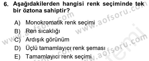Bilgisayar Destekli Temel Tasarım Dersi 2016 - 2017 Yılı (Final) Dönem Sonu Sınav Soruları 6. Soru