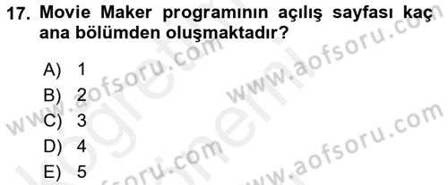 Bilgisayar Destekli Temel Tasarım Dersi 2017 - 2018 Yılı (Final) Dönem Sonu Sınav Soruları 17. Soru