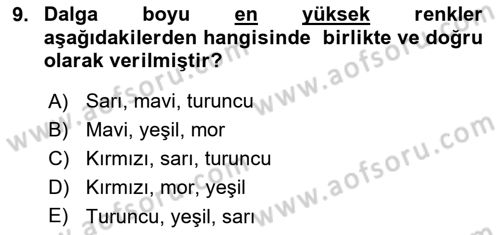 Bilgisayar Destekli Temel Tasarım Dersi 2017 - 2018 Yılı (Final) Dönem Sonu Sınav Soruları 9. Soru