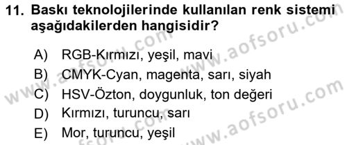 Bilgisayar Destekli Temel Tasarım Dersi 2020 - 2021 Yılı Yaz Okulu Sınav Soruları 11. Soru