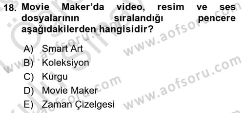 Bilgisayar Destekli Temel Tasarım Dersi 2020 - 2021 Yılı Yaz Okulu Sınav Soruları 18. Soru