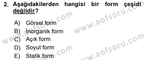 Bilgisayar Destekli Temel Tasarım Dersi 2020 - 2021 Yılı Yaz Okulu Sınav Soruları 2. Soru