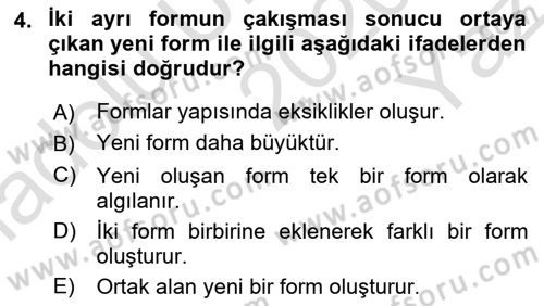 Bilgisayar Destekli Temel Tasarım Dersi 2020 - 2021 Yılı Yaz Okulu Sınav Soruları 4. Soru