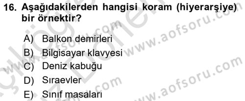 Bilgisayar Destekli Temel Tasarım Dersi 2021 - 2022 Yılı (Vize) Ara Sınav Soruları 16. Soru