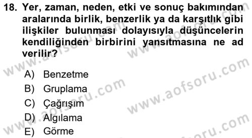 Bilgisayar Destekli Temel Tasarım Dersi 2021 - 2022 Yılı (Vize) Ara Sınav Soruları 18. Soru