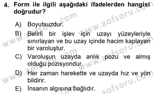 Bilgisayar Destekli Temel Tasarım Dersi 2021 - 2022 Yılı (Vize) Ara Sınav Soruları 4. Soru