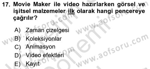 Bilgisayar Destekli Temel Tasarım Dersi 2021 - 2022 Yılı (Final) Dönem Sonu Sınav Soruları 17. Soru