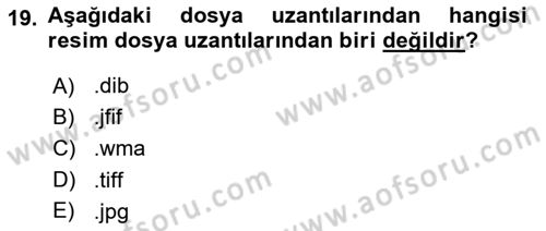 Bilgisayar Destekli Temel Tasarım Dersi 2021 - 2022 Yılı (Final) Dönem Sonu Sınav Soruları 19. Soru