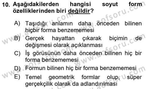 Bilgisayar Destekli Temel Tasarım Dersi 2022 - 2023 Yılı (Vize) Ara Sınav Soruları 10. Soru