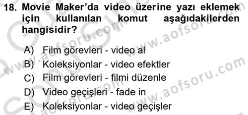 Bilgisayar Destekli Temel Tasarım Dersi 2022 - 2023 Yılı (Final) Dönem Sonu Sınav Soruları 18. Soru
