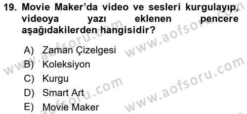 Bilgisayar Destekli Temel Tasarım Dersi 2022 - 2023 Yılı (Final) Dönem Sonu Sınav Soruları 19. Soru