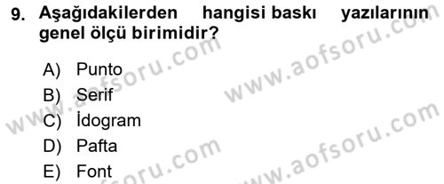 Bilgisayar Destekli Temel Tasarım Dersi 2022 - 2023 Yılı (Final) Dönem Sonu Sınav Soruları 9. Soru