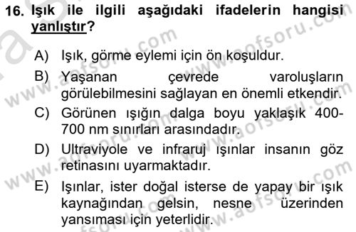 Bilgisayar Destekli Temel Tasarım Dersi 2023 - 2024 Yılı (Vize) Ara Sınav Soruları 16. Soru