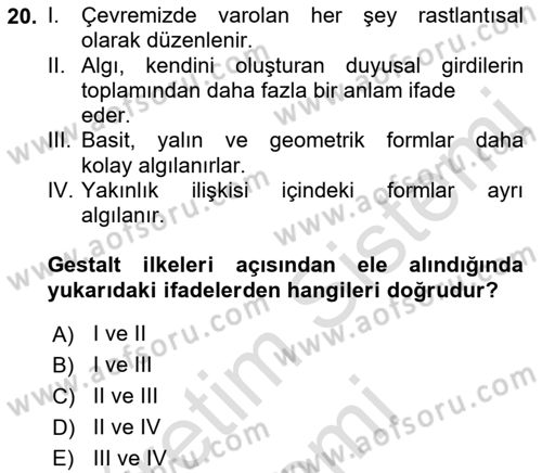 Bilgisayar Destekli Temel Tasarım Dersi 2023 - 2024 Yılı (Vize) Ara Sınav Soruları 20. Soru