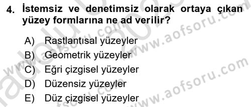 Bilgisayar Destekli Temel Tasarım Dersi 2023 - 2024 Yılı (Vize) Ara Sınav Soruları 4. Soru
