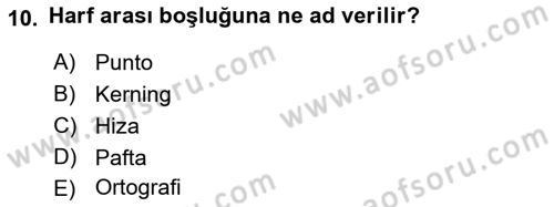 Bilgisayar Destekli Temel Tasarım Dersi 2023 - 2024 Yılı (Final) Dönem Sonu Sınav Soruları 10. Soru