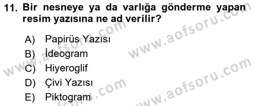 Bilgisayar Destekli Temel Tasarım Dersi 2023 - 2024 Yılı (Final) Dönem Sonu Sınav Soruları 11. Soru