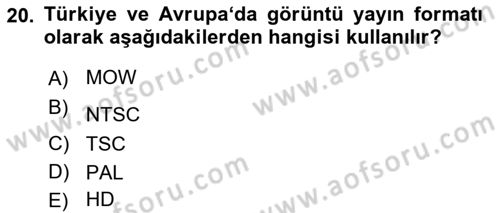 Bilgisayar Destekli Temel Tasarım Dersi 2023 - 2024 Yılı (Final) Dönem Sonu Sınav Soruları 20. Soru