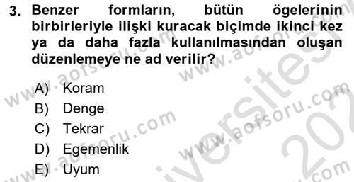 Bilgisayar Destekli Temel Tasarım Dersi 2023 - 2024 Yılı (Final) Dönem Sonu Sınav Soruları 3. Soru