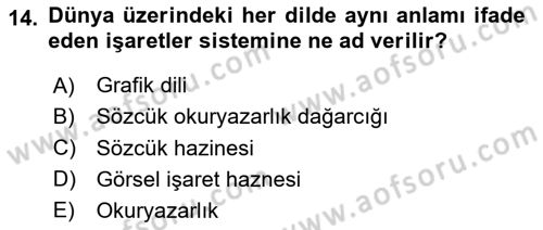 Bilgisayar Destekli Temel Tasarım Dersi 2023 - 2024 Yılı Yaz Okulu Sınav Soruları 14. Soru